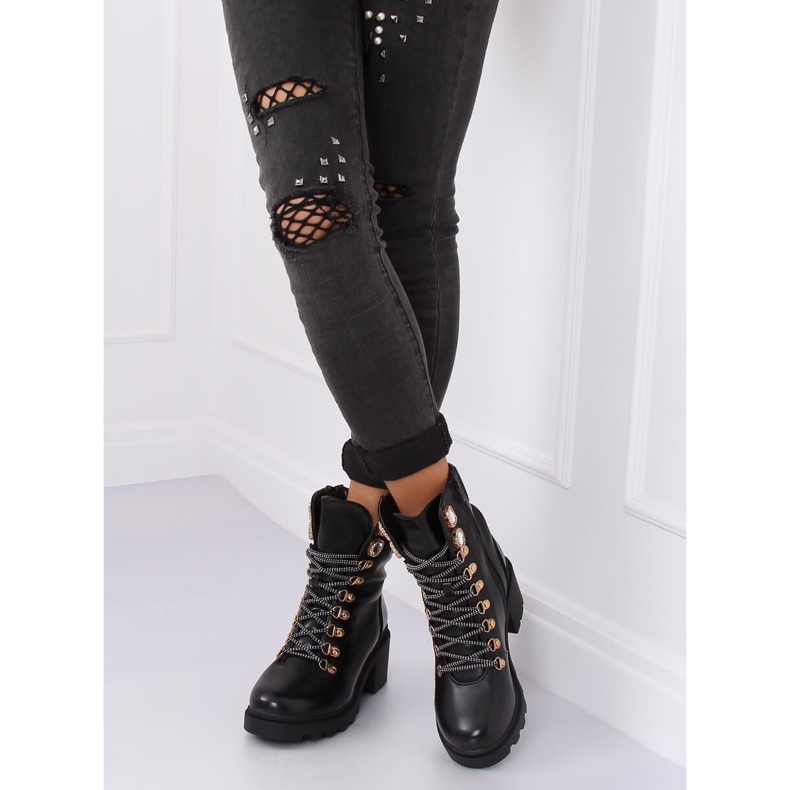 Černé boty pro ženy černé HE110 Black černá 2