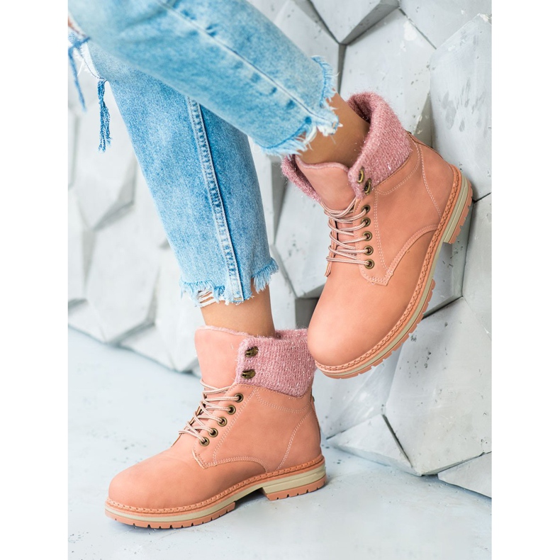 SHELOVET Trapery se třpytkami růžový 1