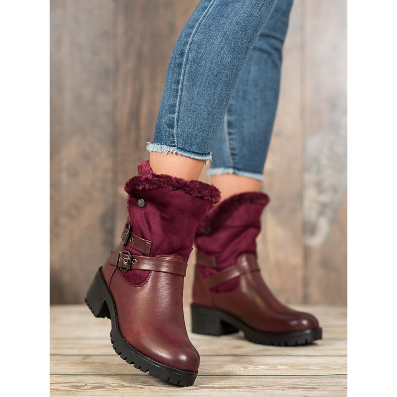 Marquiz Teplí dělníci s kožešinou červené 1