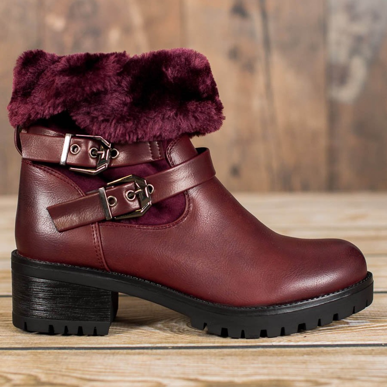 Marquiz Teplí dělníci s kožešinou červené 2