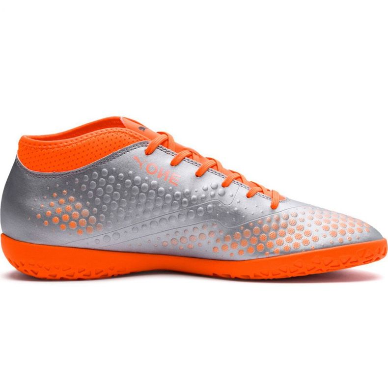 M Kopačky Puma One 4 Syn It 104750 01 vícebarevný stříbro 2