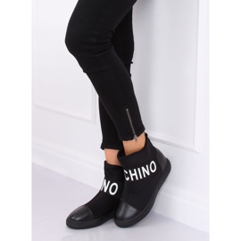 Černé neoprenové boty XY-38 Black černá 1