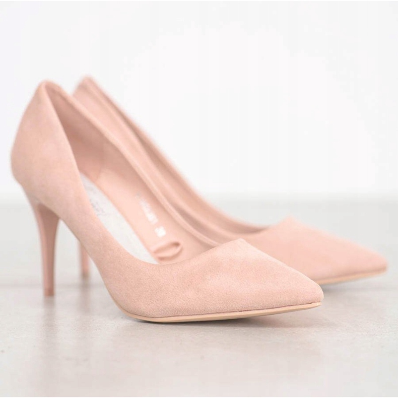 Kylie Klasické semišové podpatky hnědý 2