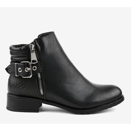 Černé ploché kozačky Jodhpur KA525SL černý 2