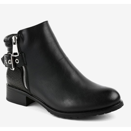 Černé ploché kozačky Jodhpur KA525SL černý 1