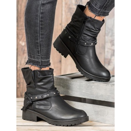 CABIN Dělníci s ozdobným páskem černá 2