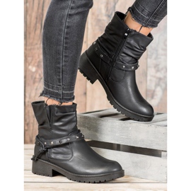 CABIN Dělníci s ozdobným páskem černá 1