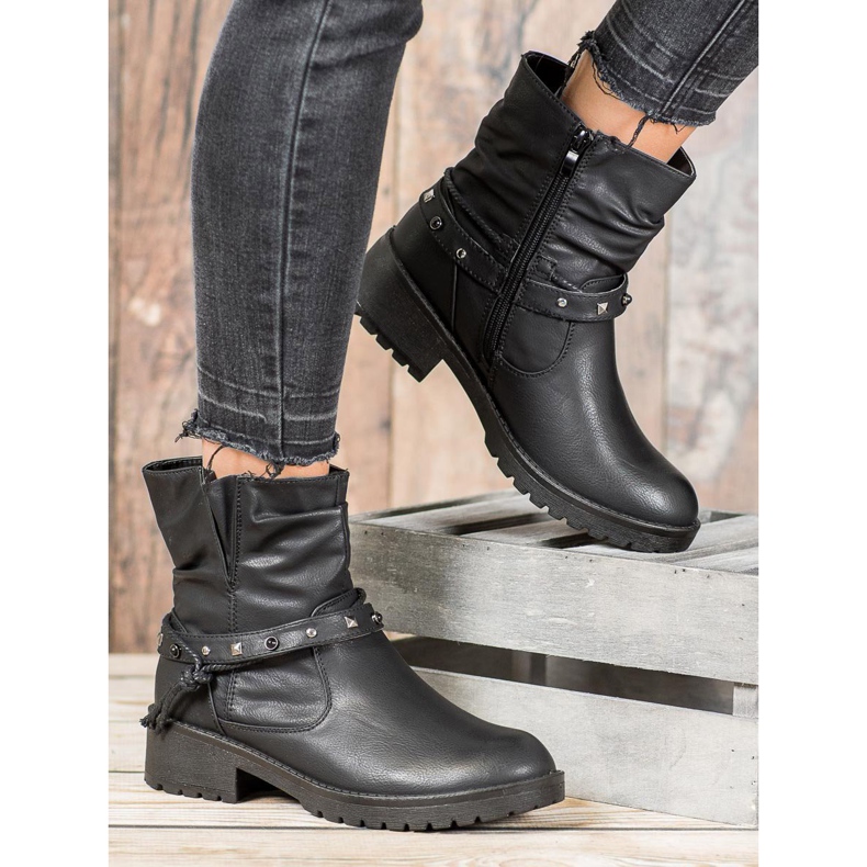 CABIN Dělníci s ozdobným páskem černá 1