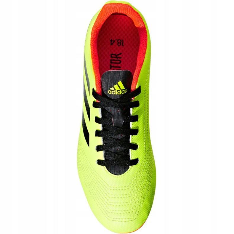 Jr Adidas Predator 18.4 FxG Jr DB2321 kopačky vícebarevný zelený 2