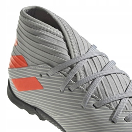 Kopačky Adidas Nemeziz 19.3 Tf Jr EF8303 šedá vícebarevný 4