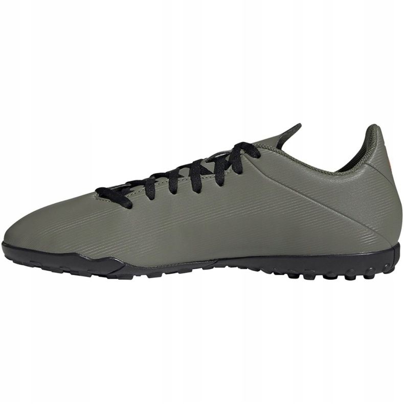 M Kopačky adidas X 19.4 Tf EF8370 zelený šedá 2