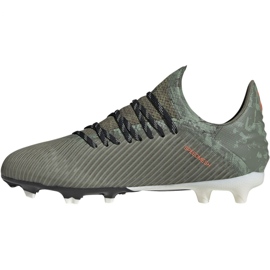 Kopačky Adidas X 19.1 Jr Fg EF8301 zelená zelená 2
