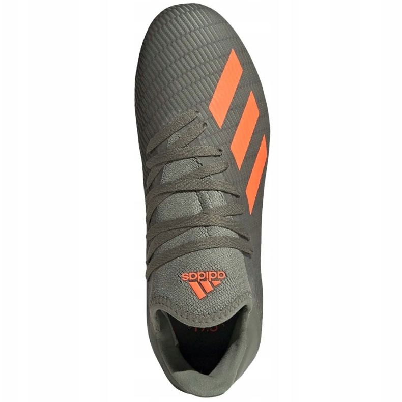 Kopačky Adidas X 19.3 Fg Jr EF8374 šedá šedá 1
