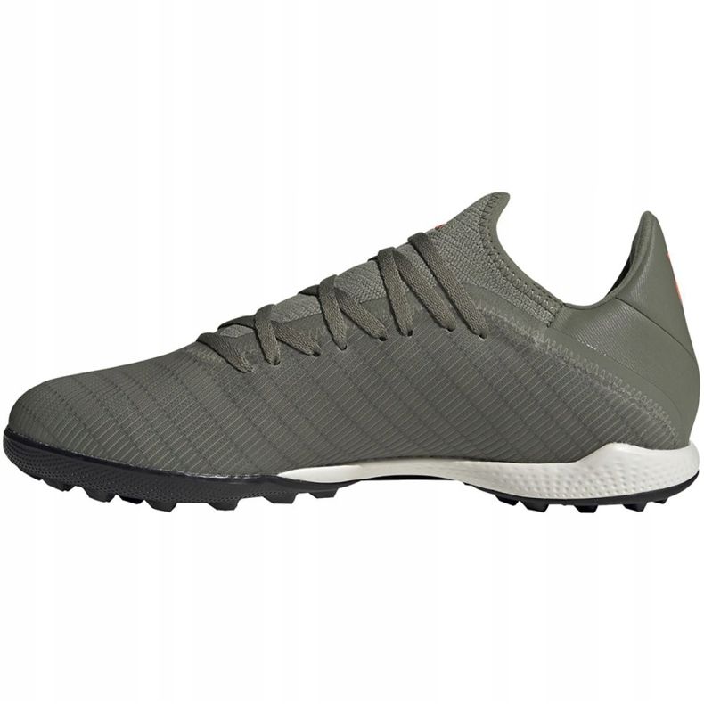 Kopačky Adidas X 19.3 Tf M EF8366 zelený šedá 2