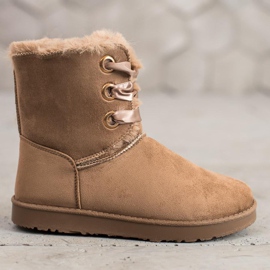 Kylie Svázané sněhové boty hnědý 1