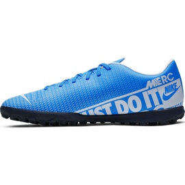 Kopačky Nike Mercurial Vapor 13 Club M Tf AT7999 414 modrý modrý 2