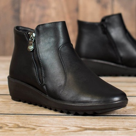 J. Star Černé Boty Na Platformě černý 1