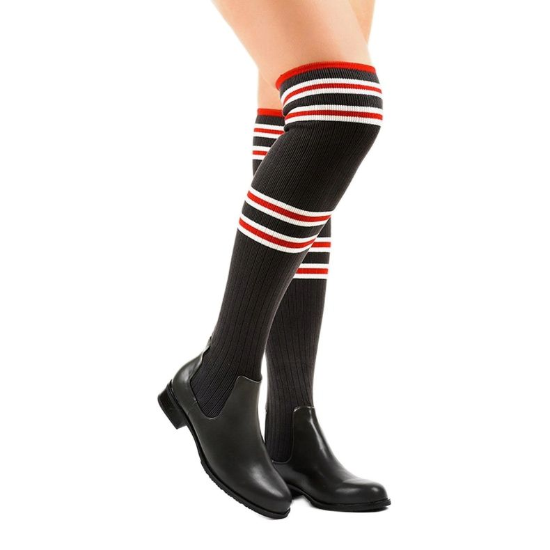 Šedá mušketýrská ponožka FD-69 1