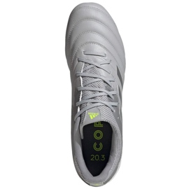 Kopačky Adidas Copa 20.3 Fg M EF8329 červené šedá 1