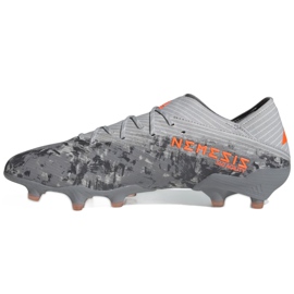 Kopačky Adidas Nemeziz 19.1 Fg M EF8281 červené šedá 2 Kopačky Adidas Nemeziz 19.1 Fg M EF8281 červené šedá 2