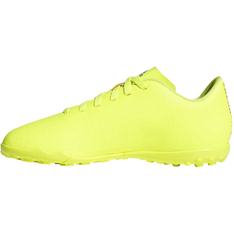 Kopačky Adidas Nemeziz 18.4 Tf Jr CM8522 žlutá žlutá 2 Kopačky Adidas Nemeziz 18.4 Tf Jr CM8522 žlutá žlutá 2
