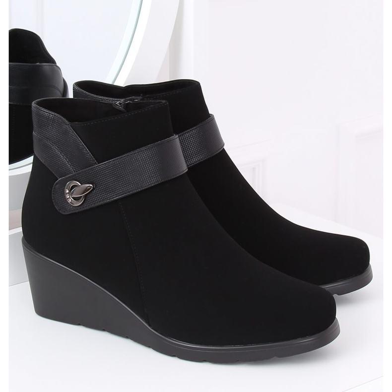 Černé kotníkové boty SG-350 Black černý 1