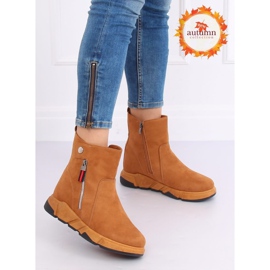 Boty ve sportovním velbloudovém stylu SJ1938 Camel hnědý 1