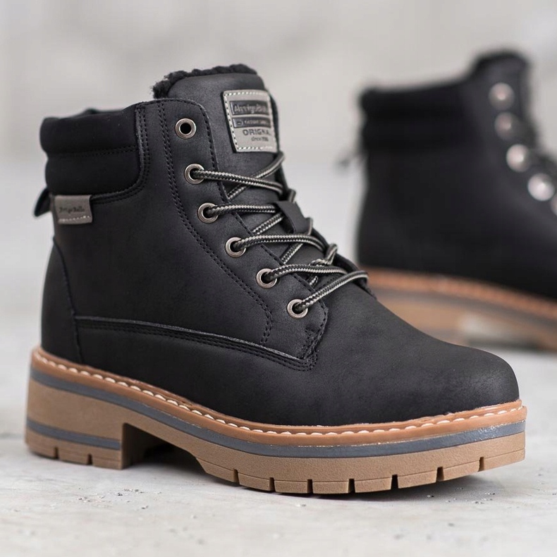 Arrigo Bello Teplé turistické boty černá 1