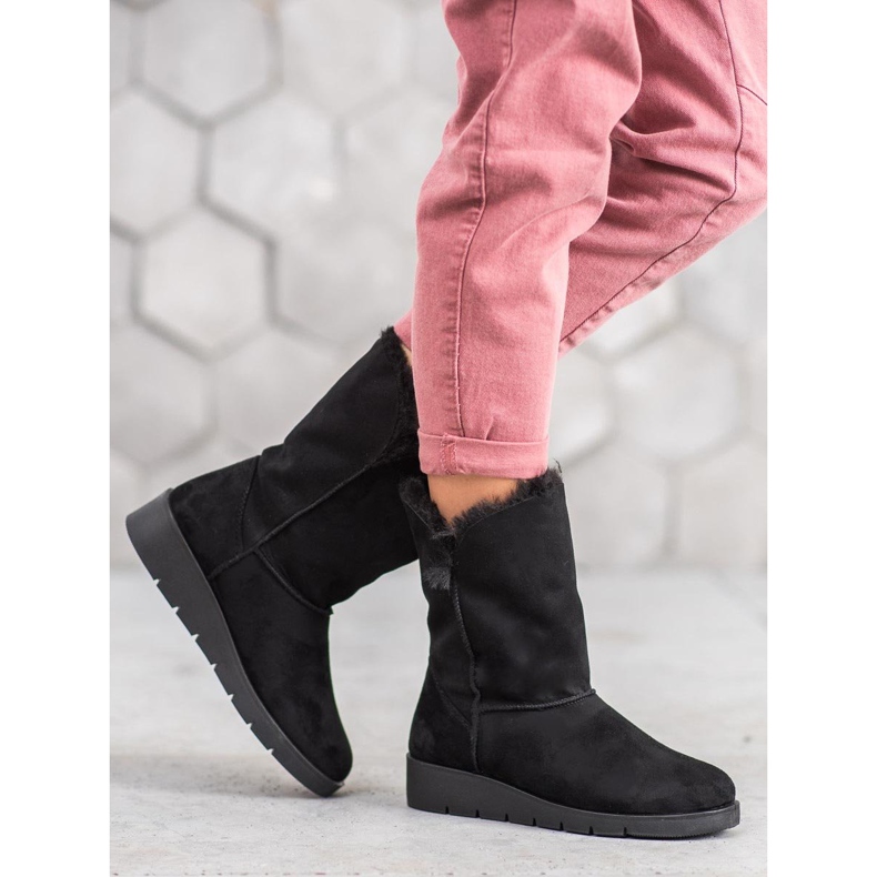 Kylie Teplý Mukluki černý 1