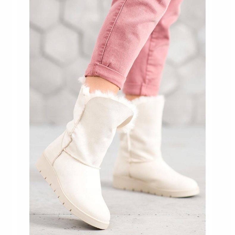 Kylie Teplý Mukluki bílý 1
