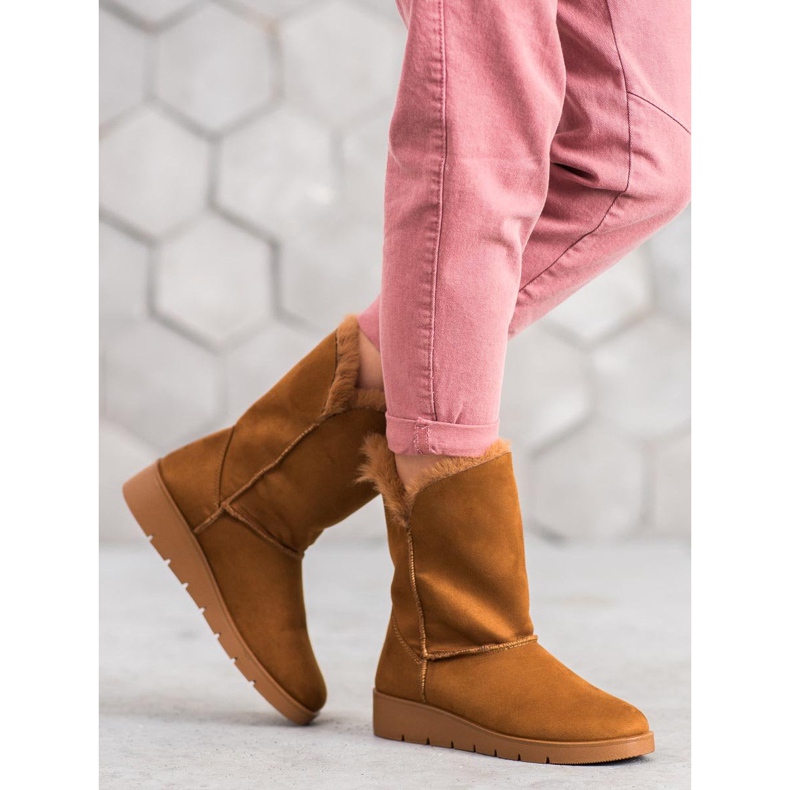 Kylie Teplý Mukluki hnědý 1