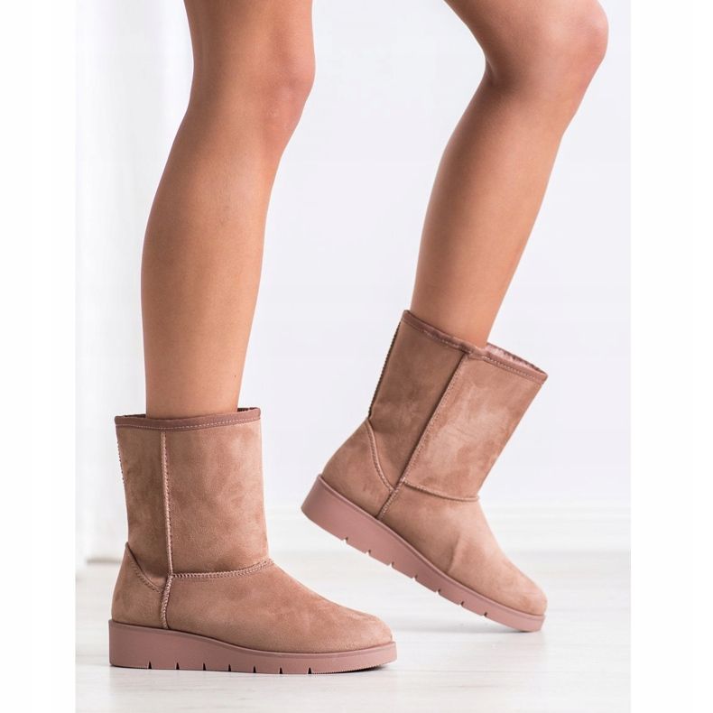 Kylie Vysoká Mukluki béžový 2