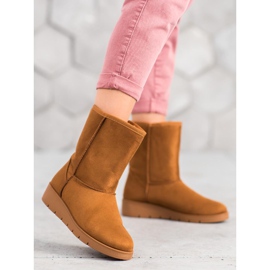 Kylie Vysoká Mukluki hnědý 1