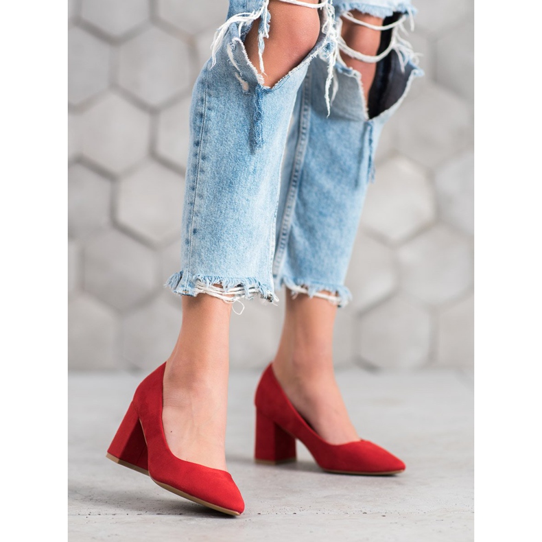 Seastar Elegantní lodičky červené 1