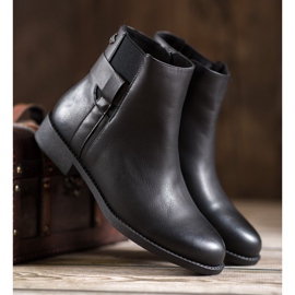 Gogo Černé ekologické kožené boty černý 1