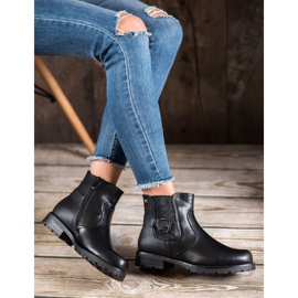 Gogo Pracovníci se sponou černý 1