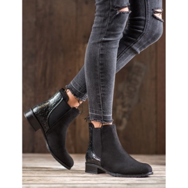 Erynn Černé boty Jodhpur Snake Print černý 1