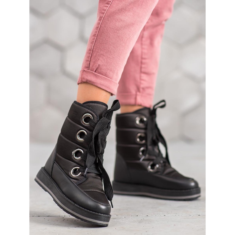 Muto Sněhule Na Platformě černý 1