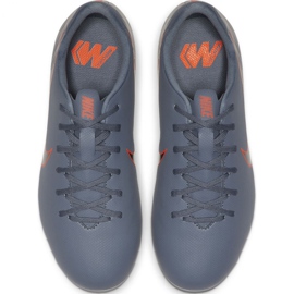 Kopačky Nike Mercurial Vapor 12 Academy Mg Jr AH7347 408 vícebarevný šedá 2