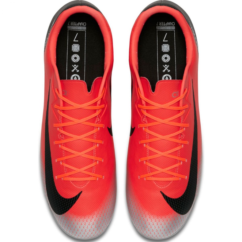 Kopačky Nike Mercurial Vapor 12 Academy CR7 Mg M AJ3721 600 vícebarevný červený 2