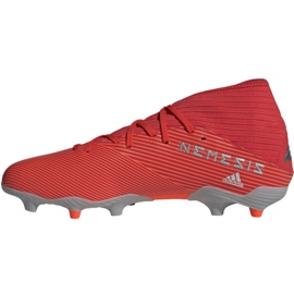 Kopačky Adidas Nemeziz 19.3 Fg M F34389 vícebarevný červený 2