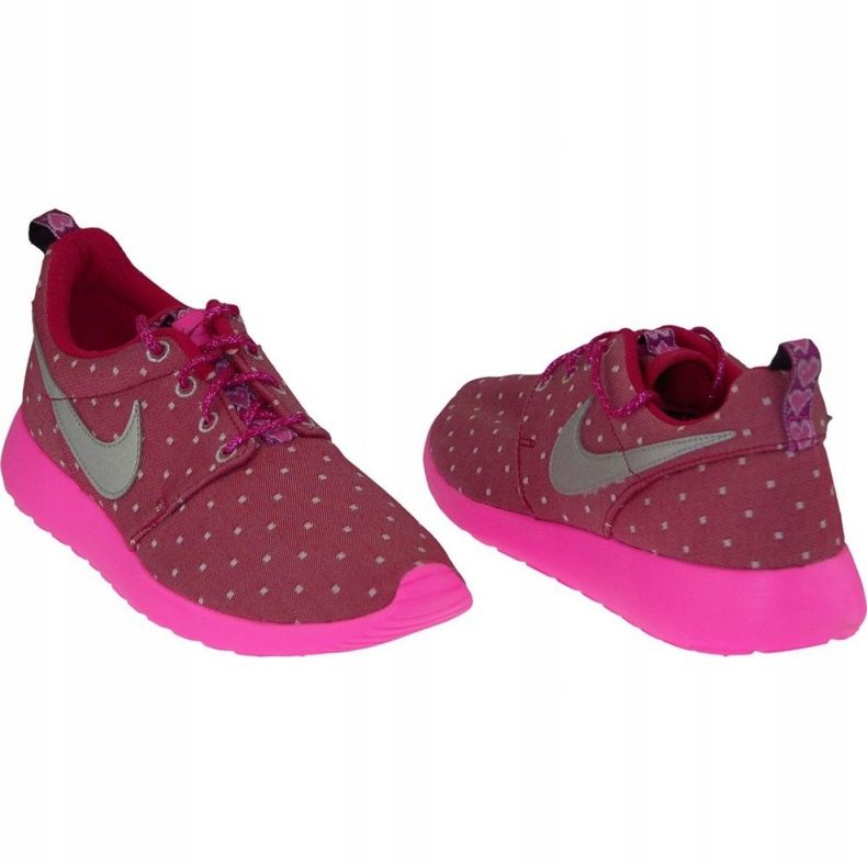 Boty Nike Rosherun Print Gs W 677784-606 růžový 1