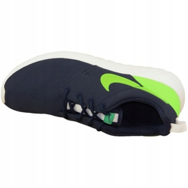 Boty Nike Roshe One Gs W 599728-413 námořnická modř zelený 2