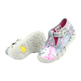 Dětská obuv Befado 110P363 růžový šedá 5