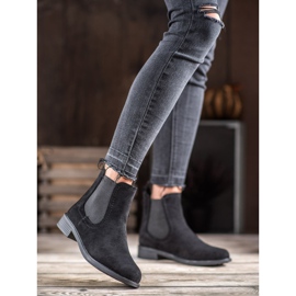 Ideal Shoes Neformální boty Chelsea černý 1