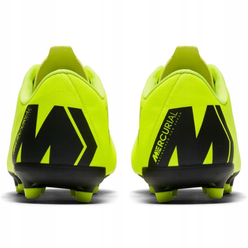 Kopačky Nike Mercurial Vapor 12 Academy Mg Jr AH7347 701 vícebarevný žluť 1