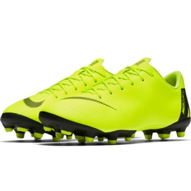 Kopačky Nike Mercurial Vapor 12 Academy Mg Jr AH7347 701 vícebarevný žlutá 2
