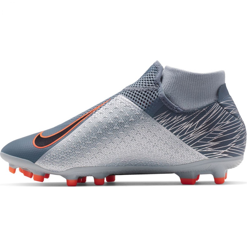 Kopačky Nike Phantom Vsn Academy Df FG / MG M AO3258 408 vícebarevný šedá 1