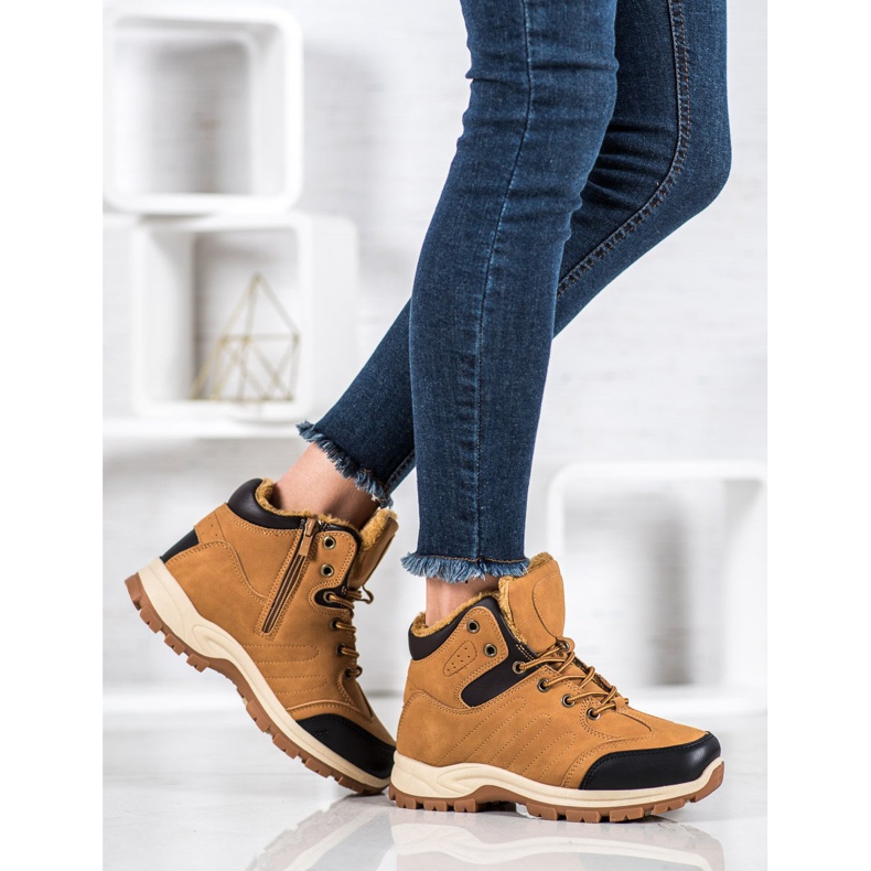 SHELOVET Izolované sportovní lapače hnědý 1