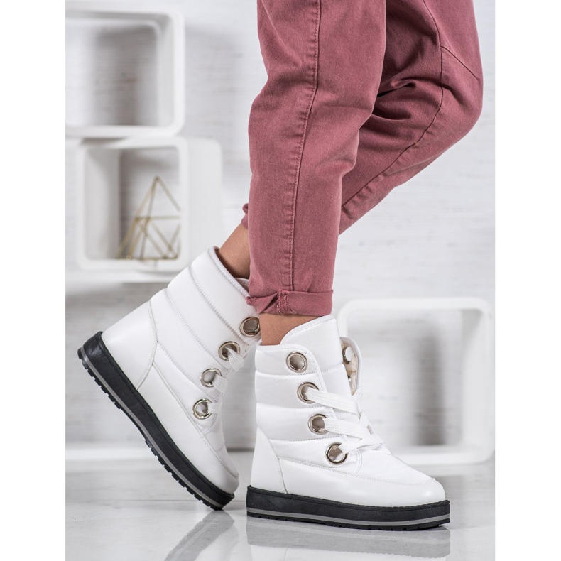 Muto Sněhule Na Platformě bílý 1